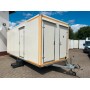 Remolque oficina de 6 m con cocina americana y WC